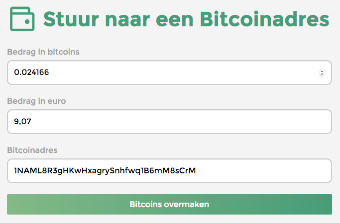 betalen met bitcoins thuisbezorgd kortingscode